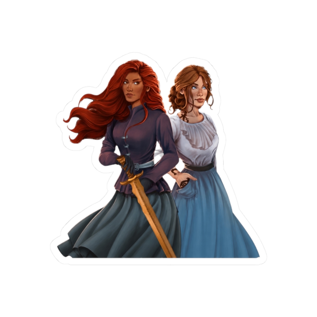 Parabatai (Cordelia Carstairs and Lucie Herondale) | Cassandra Clare - alternate angle 3, merchandise