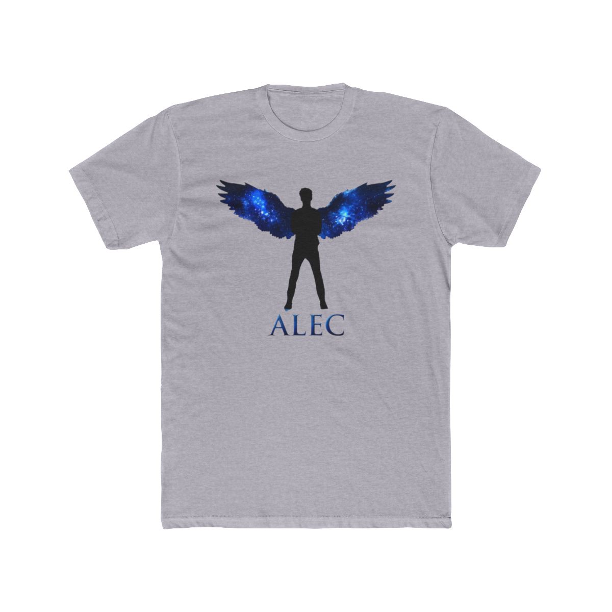 Shadowhunters / The mortal instruments - Alec Lightwood / Matthew Daddario angel (blue galaxy wings) - Malec gift idea T Shirt | Cassandra Clare - alternate angle 4, merchandise