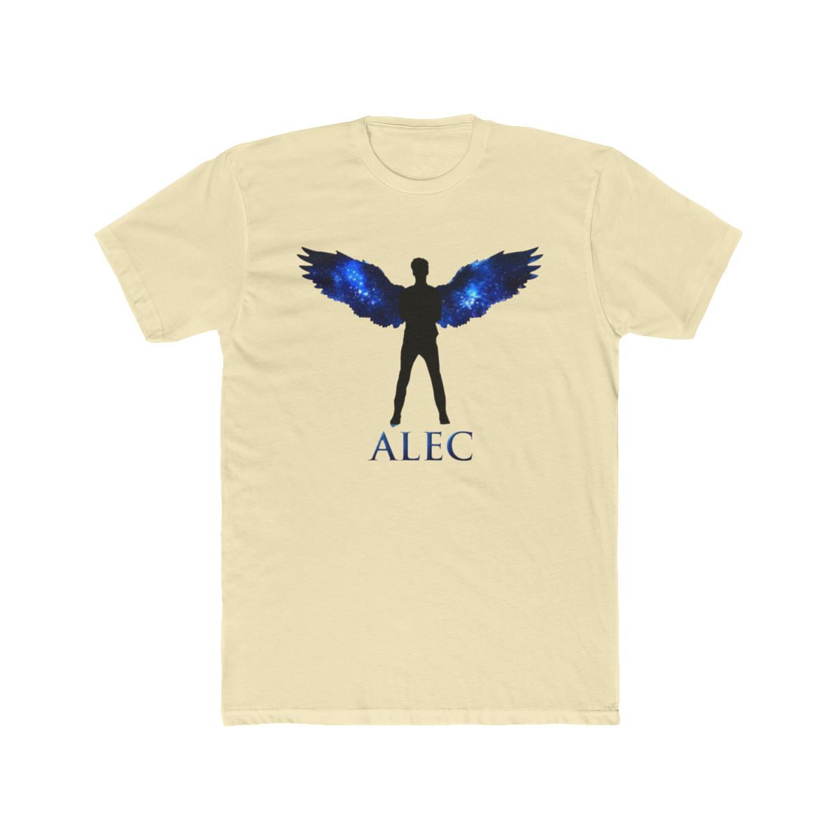 Shadowhunters / The mortal instruments - Alec Lightwood / Matthew Daddario angel (blue galaxy wings) - Malec gift idea T Shirt | Cassandra Clare